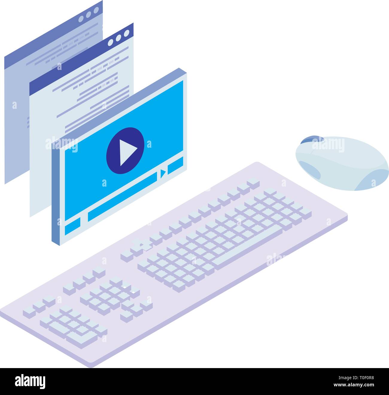 media player template icon vector illustration design Stock Vector ...