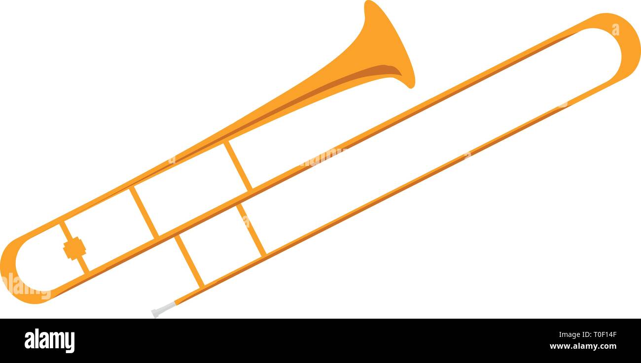 trumpet instrument musical icon vector illustration design Stock Vector ...