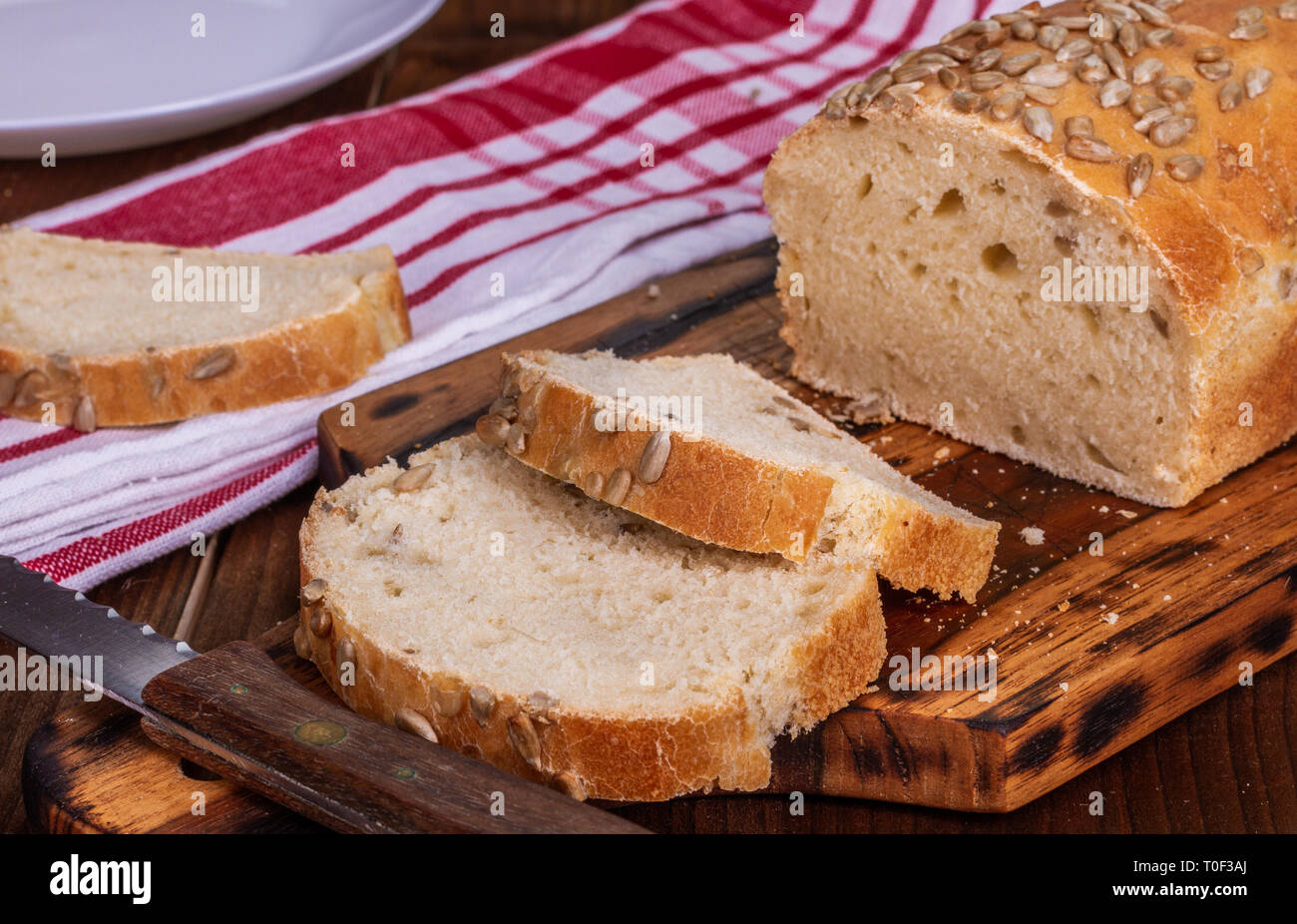 Homemade multigrain bread, healthy and tasty, traditional recipe Stock Photo Alamy