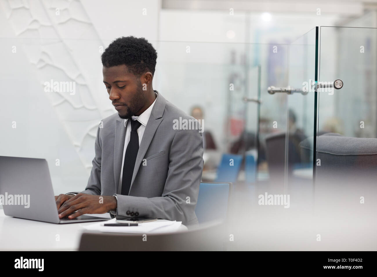 African Office Worker Stock Photo