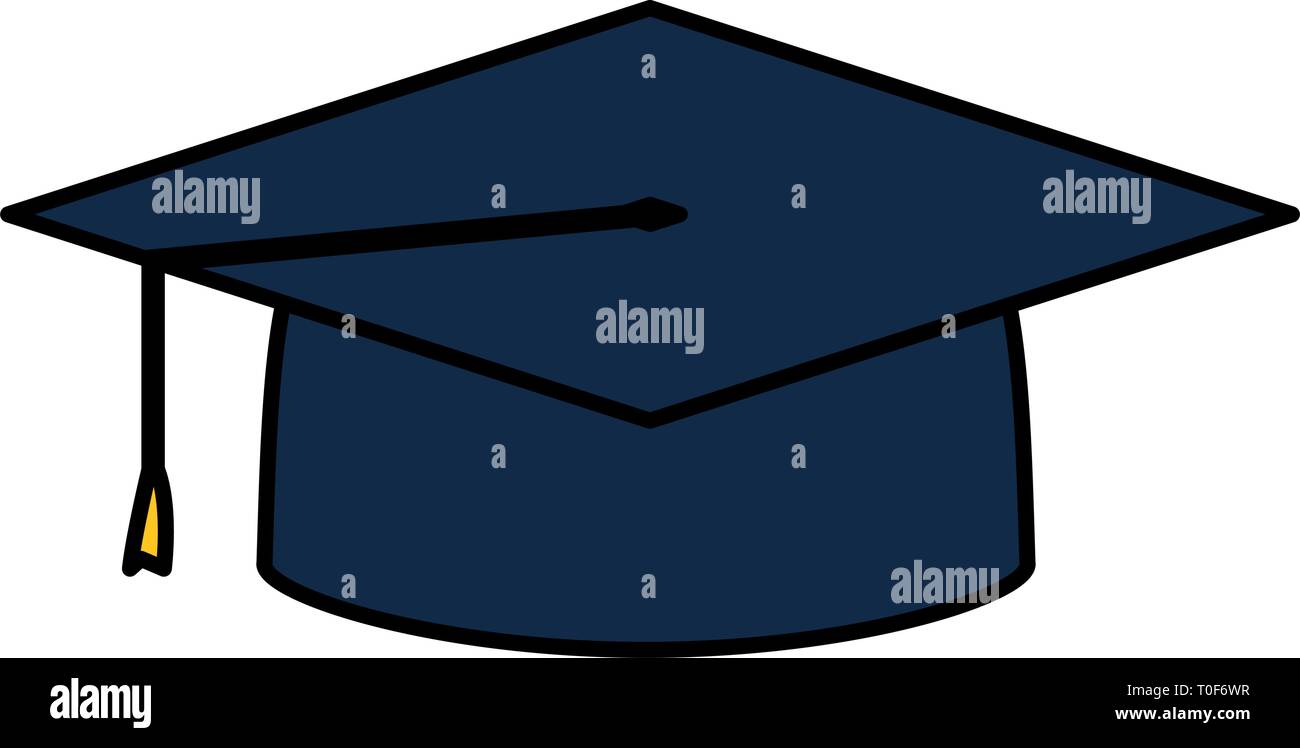 hat graduation isolated icon vector illustration design Stock Vector ...