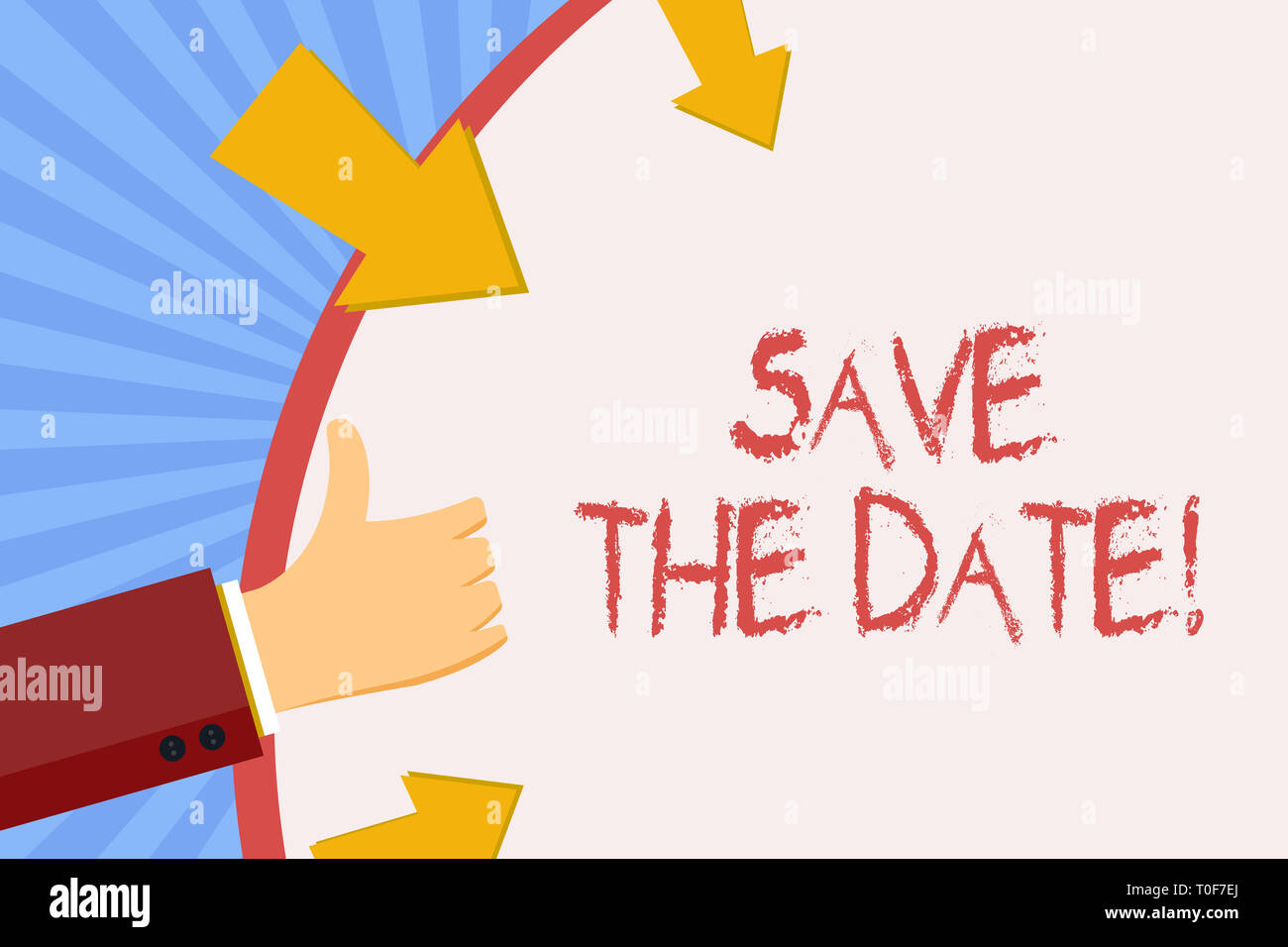 Writing note showing Save The Date. Business concept for remember not ...