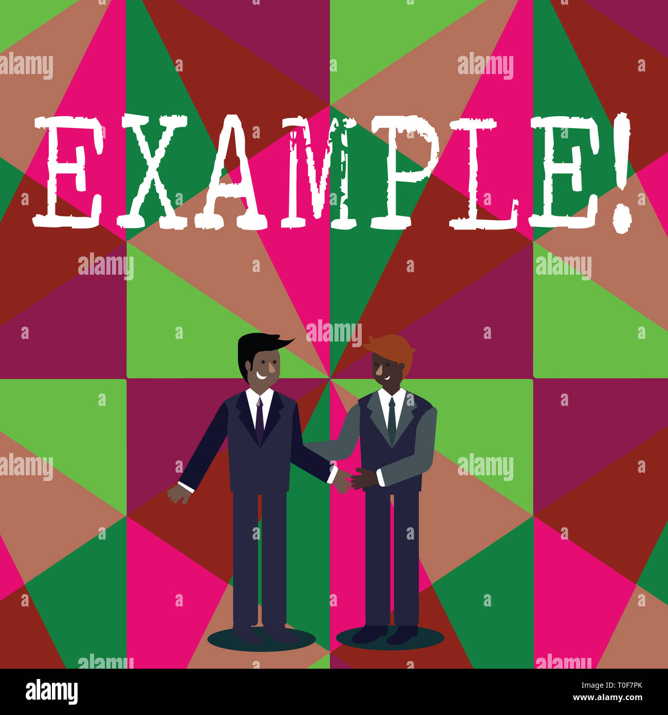Writing note showing Example. Business concept for Illustration Sample ...