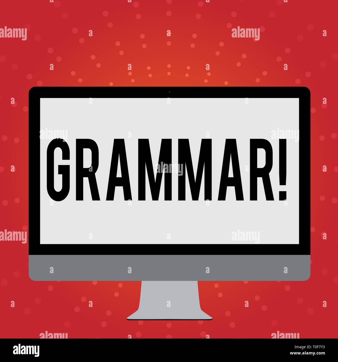 Conceptual hand writing showing Grammar. Concept meaning System and