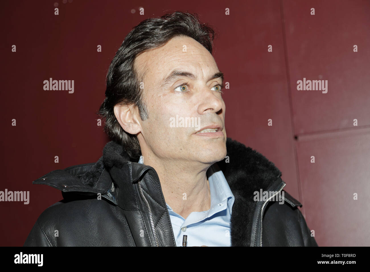 Paris, France. 18th Mar 2019. Anthony Delon - The 14th Gala 2019 of the Association for Alzheimer Research at the Olympia in Paris on March 18, 2019, France Credit: Véronique PHITOUSSI/Alamy Live News Stock Photo