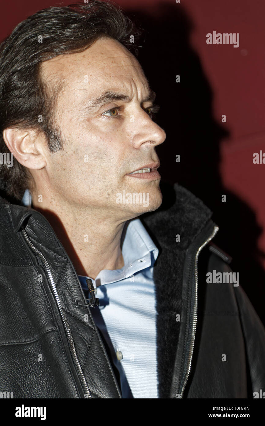 Paris, France. 18th Mar 2019. Anthony Delon - The 14th Gala 2019 of the Association for Alzheimer Research at the Olympia in Paris on March 18, 2019, France Credit: Véronique PHITOUSSI/Alamy Live News Stock Photo