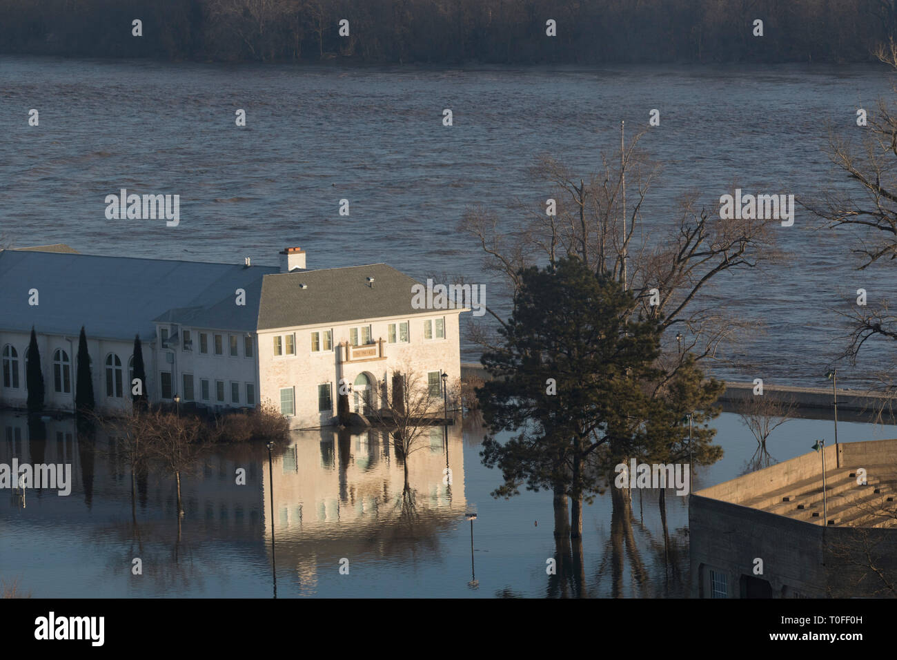 Ashland, United States Of America. 17th Mar, 2019. Aerial view of