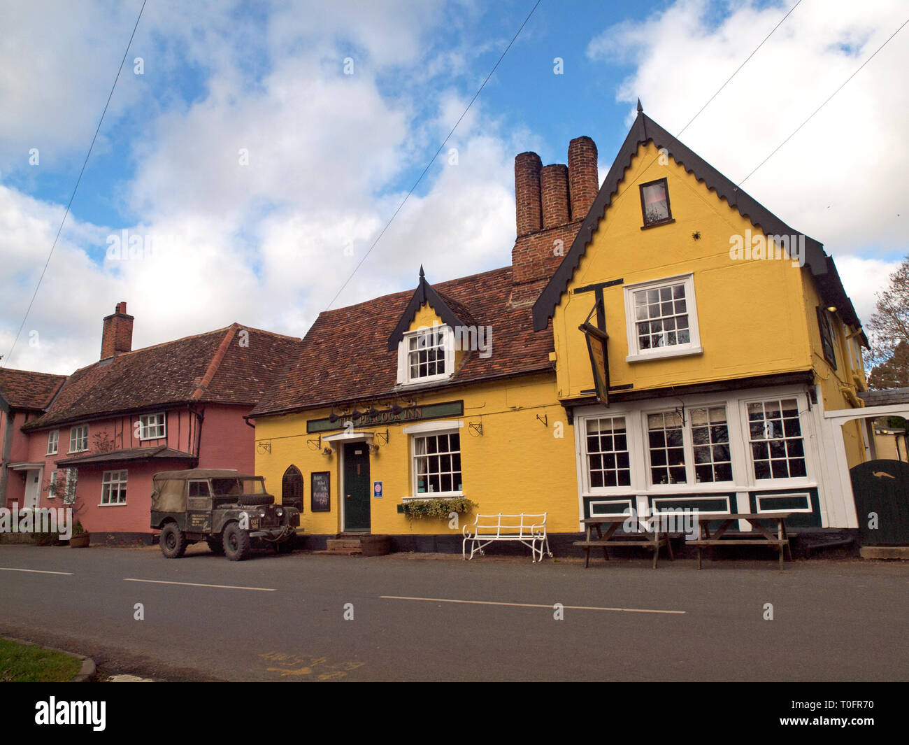 The Peacock Inn in Chelsworth Suffolk Stock Photo - Alamy