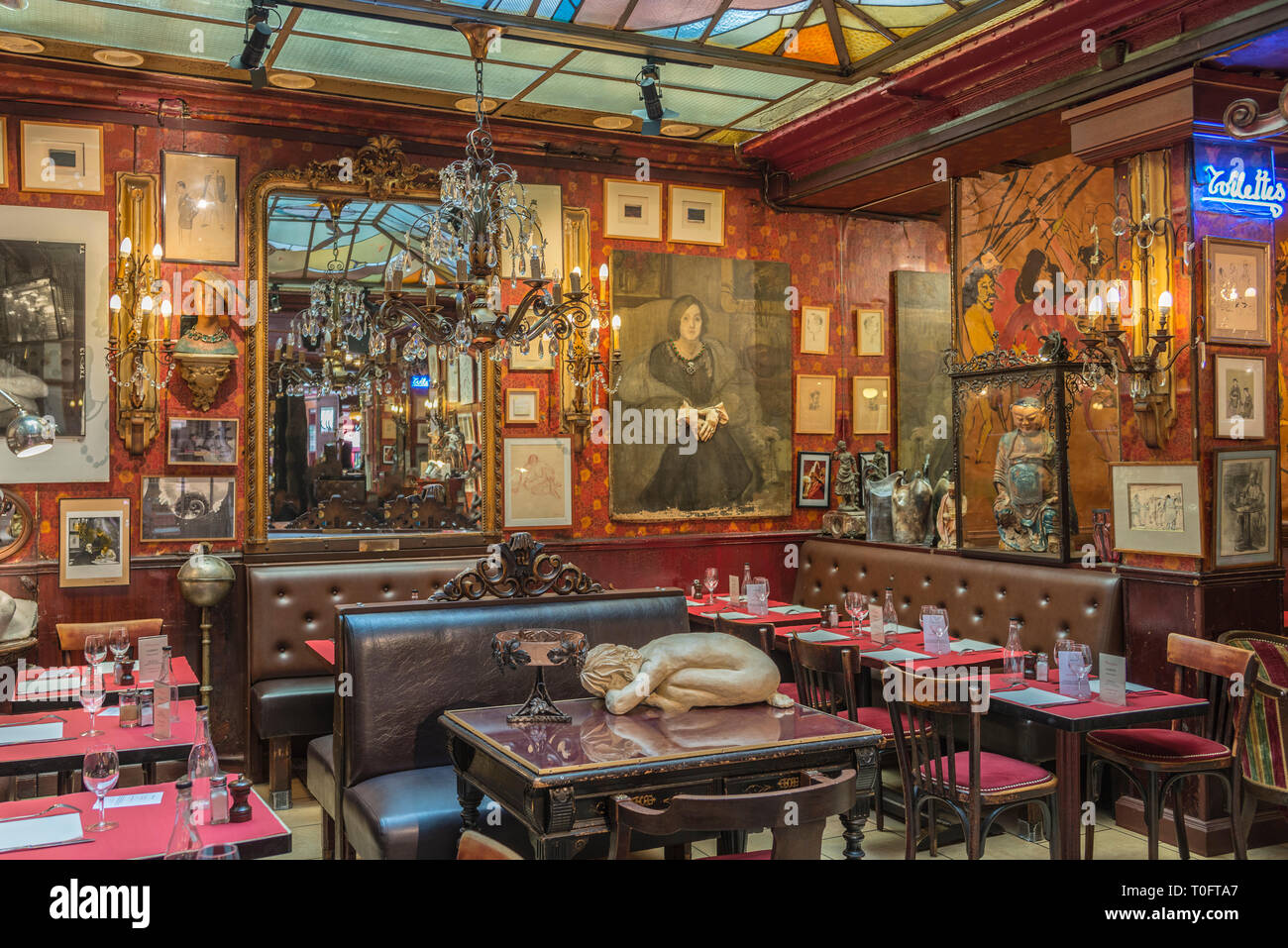 Cafe du Palais, Reims, France Stock Photo Alamy