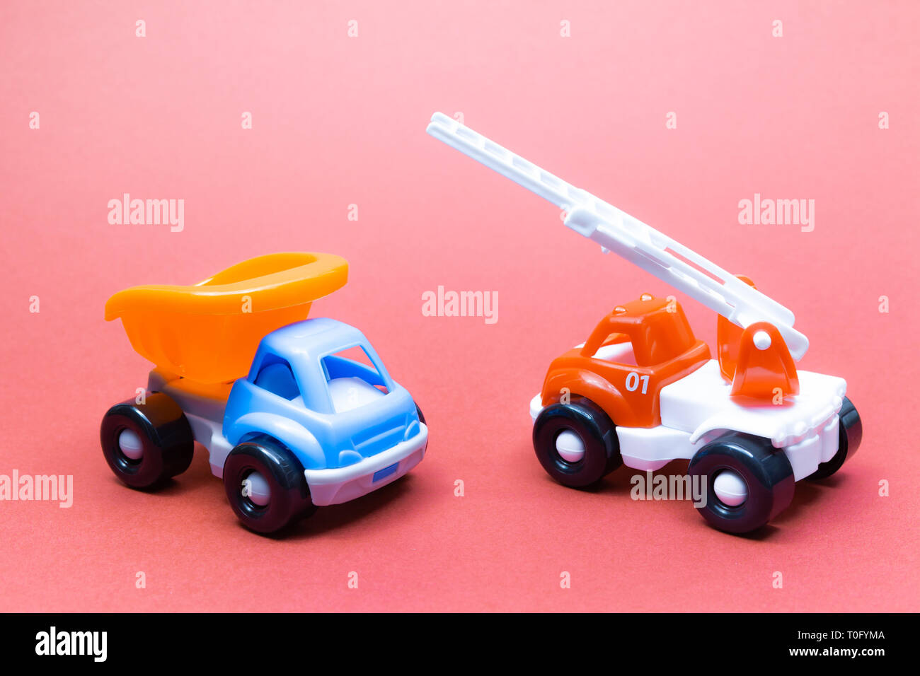 pink fire engine toy