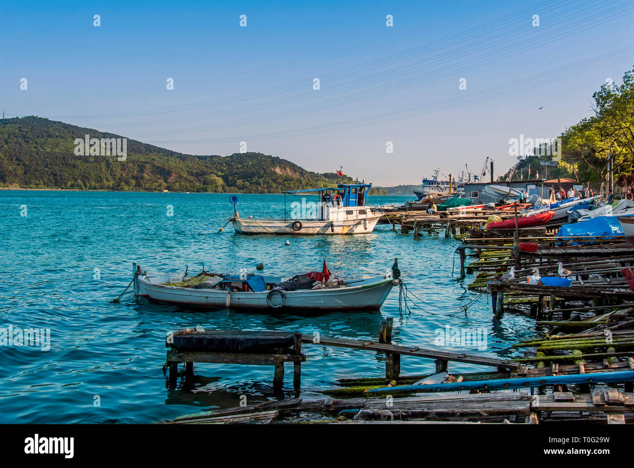 Istanbul, Turkey, 09 May 2015: Rumeli Kavagi Stock Photo