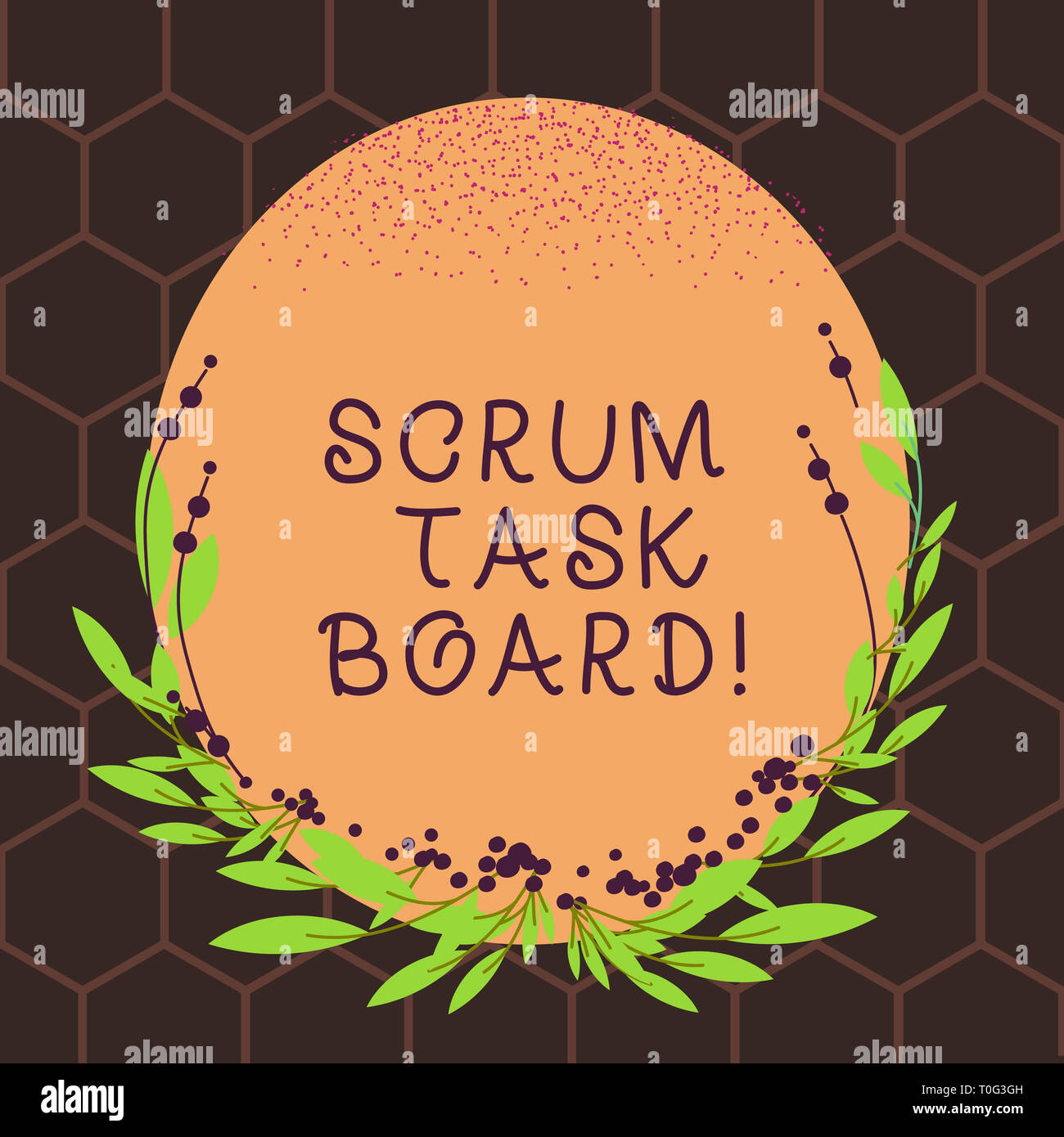 Text sign showing Scrum Task Board. Business photo text visual display ...
