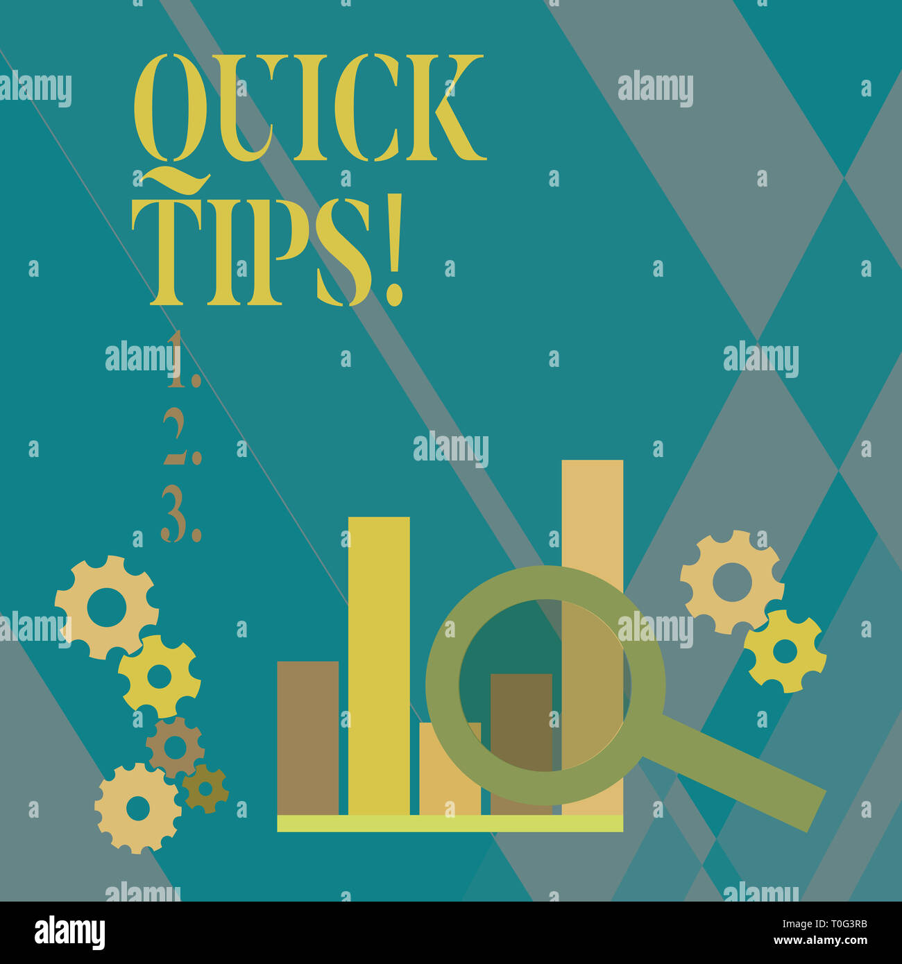 Word writing text Quick Tips. Business photo showcasing small but ...