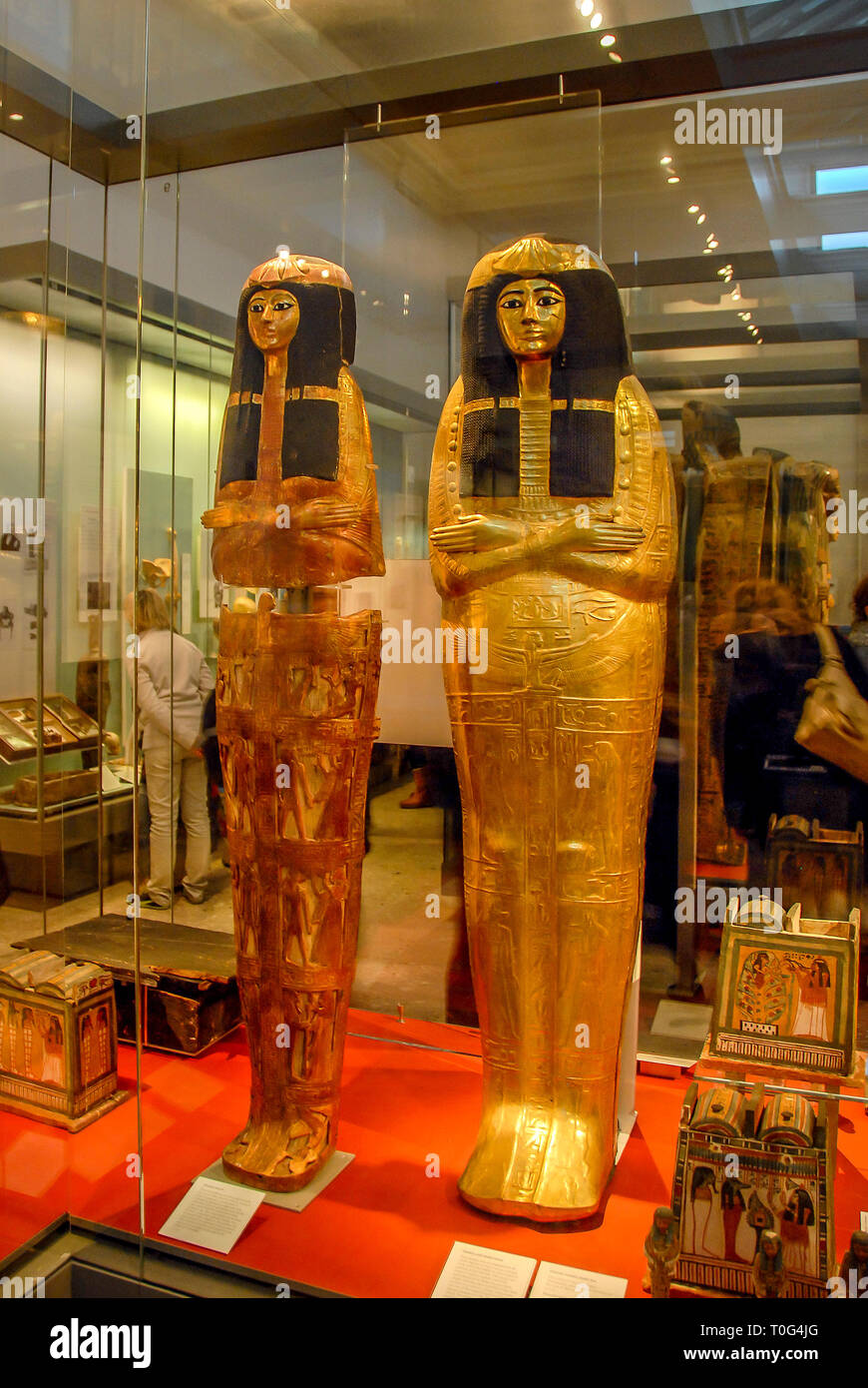 London, UK, 1 November 2012 Mummies at British Museum Stock Photo Alamy
