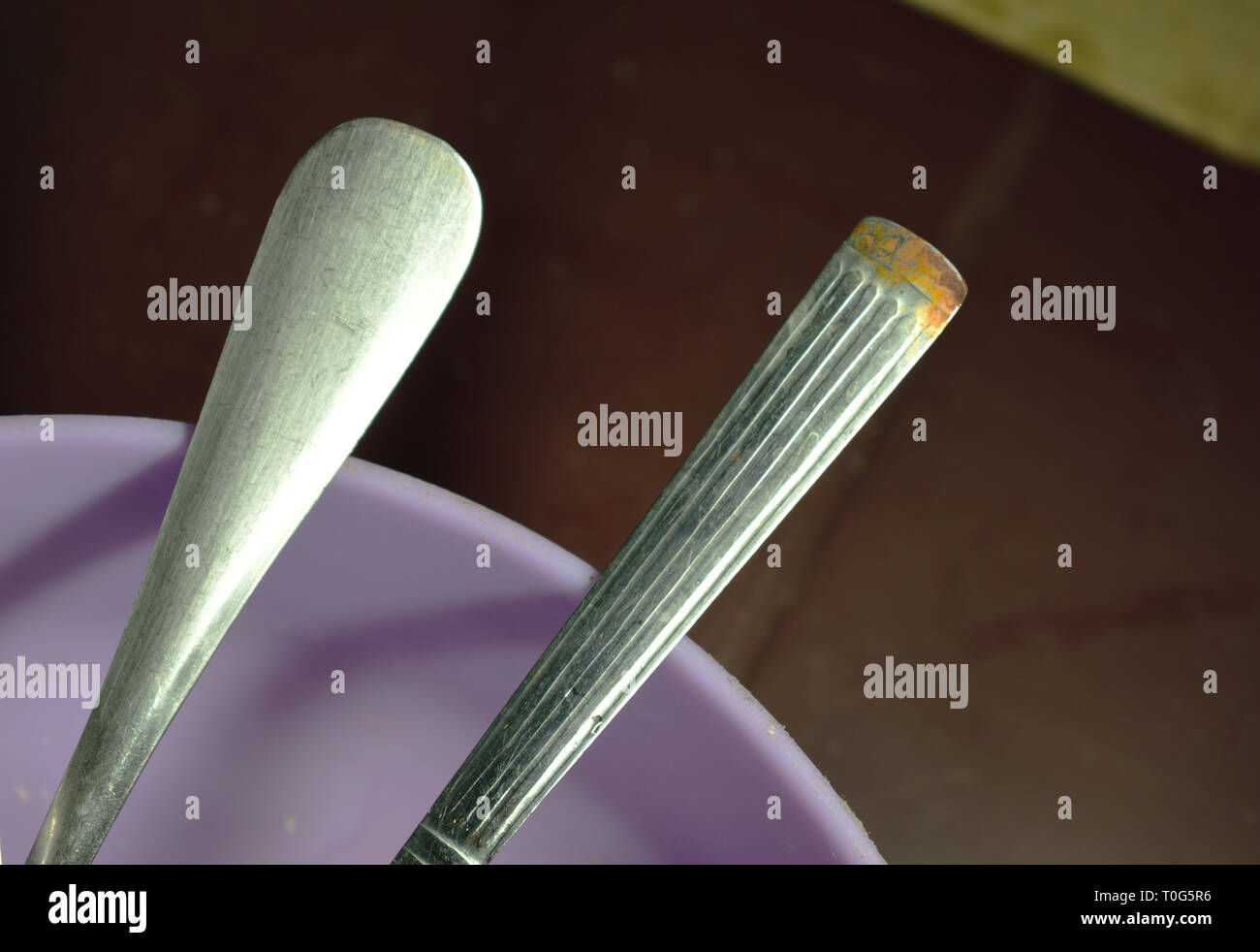 Two spoon head Stock Photo Alamy