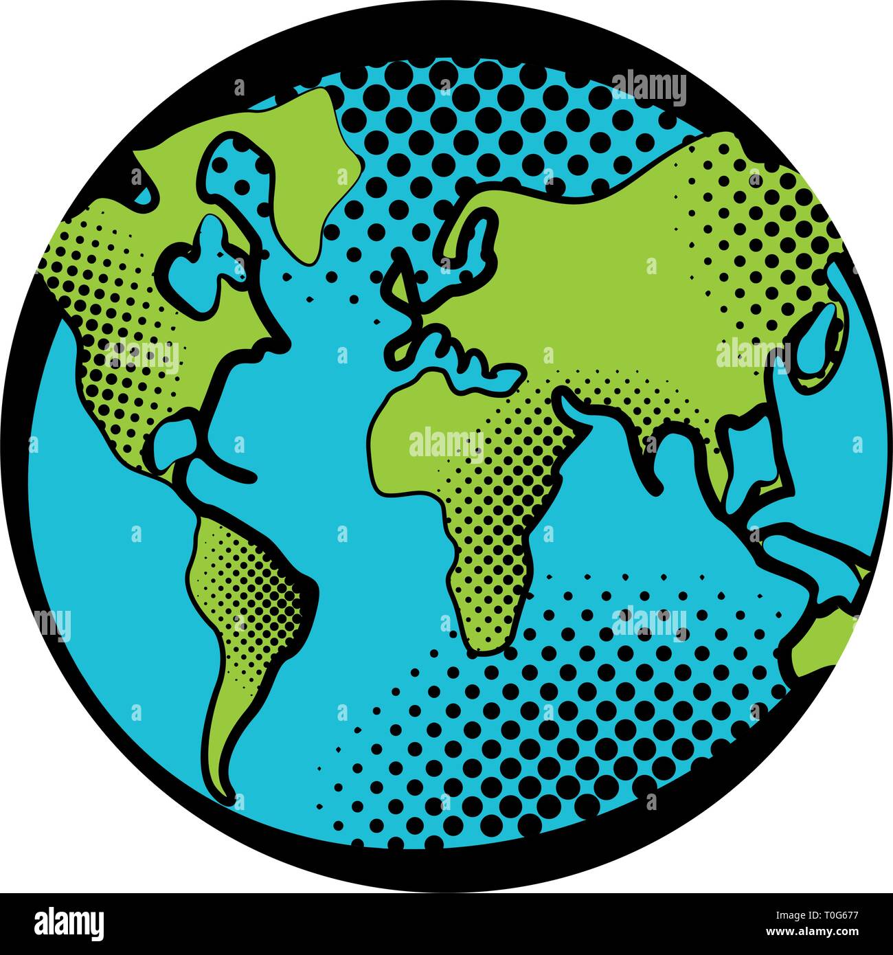 Sketch of an isolated planet Earth Stock Vector Image & Art - Alamy
