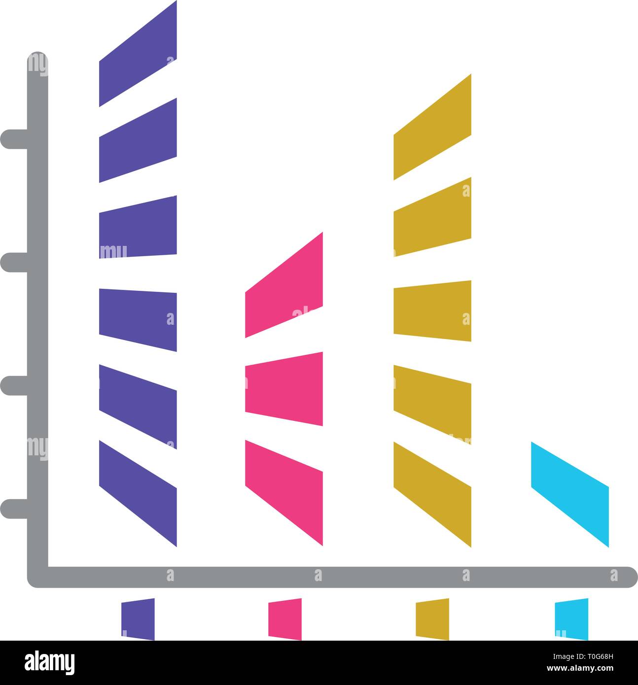 Isolated business data graph Stock Vector Image & Art - Alamy