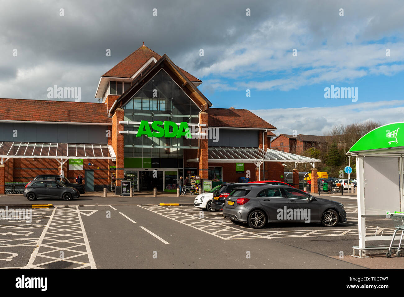 Asda Supermarket on London Road, Coventry, West Midlands, UK. Stock Photo