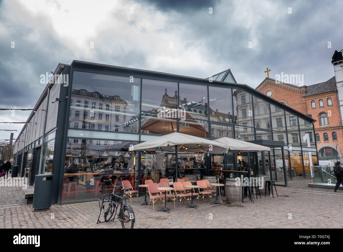 Torvehallerne farmers market in Copenhagen, Denmark Stock Photo Alamy