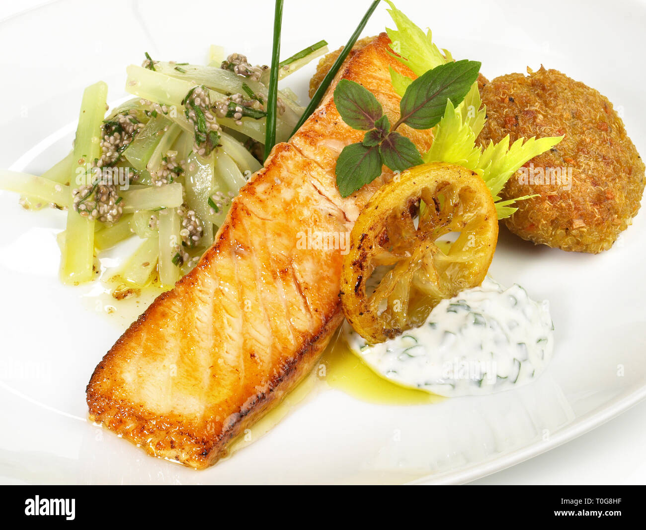 Salmon - Fish Fillet Stock Photo - Alamy