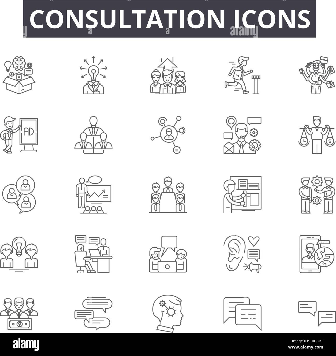 Businessman signs for help Stock Vector Images - Alamy
