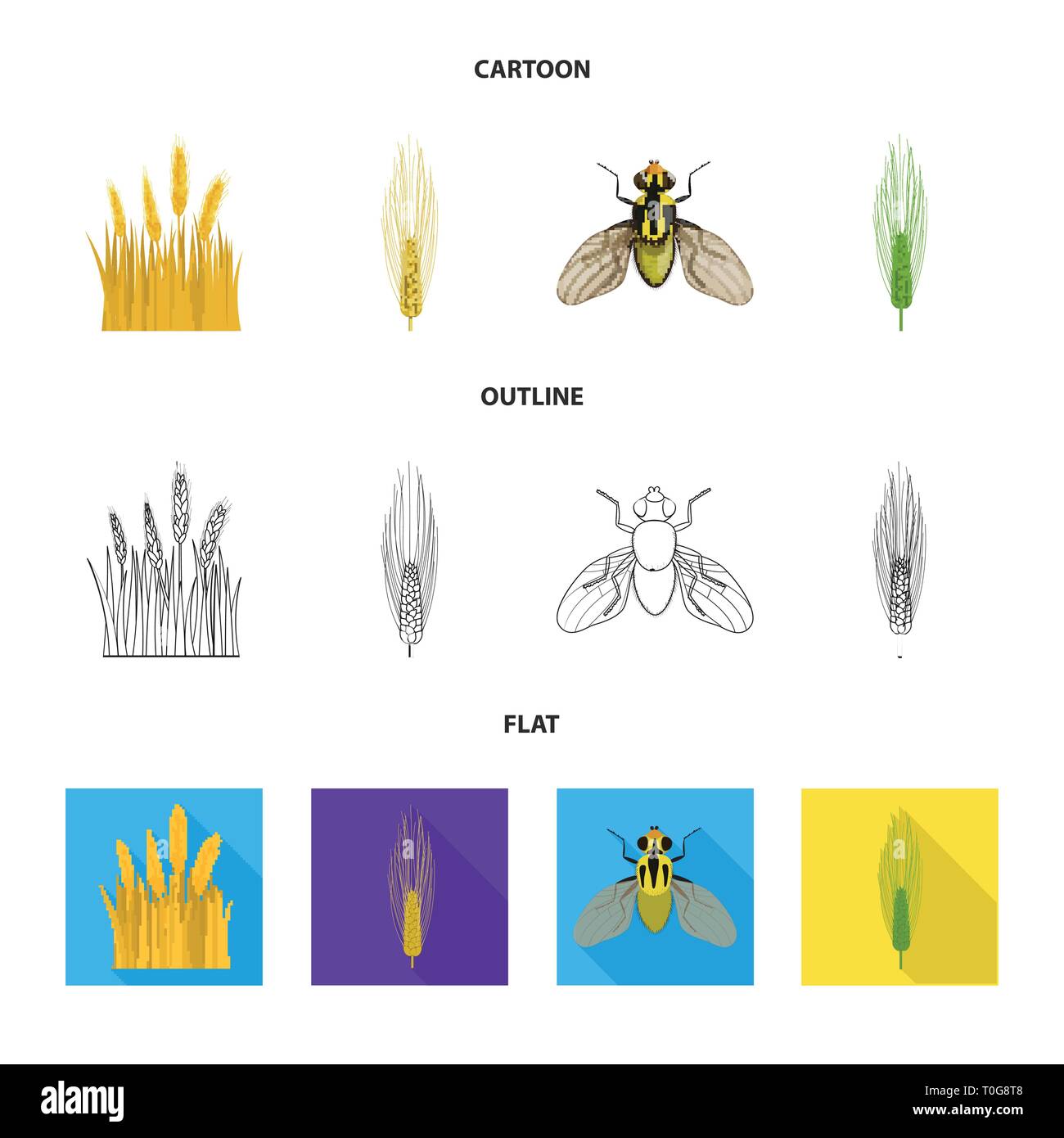 Corn pest Stock Vector Images - Alamy