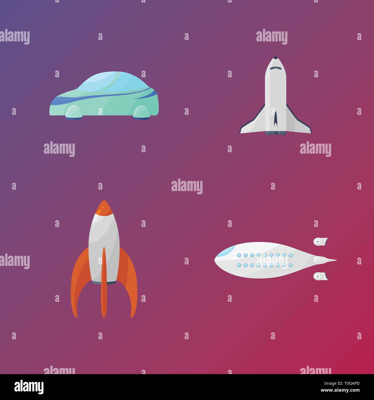 Alien spaceship ufo spacecraft Stock Vector Images - Alamy