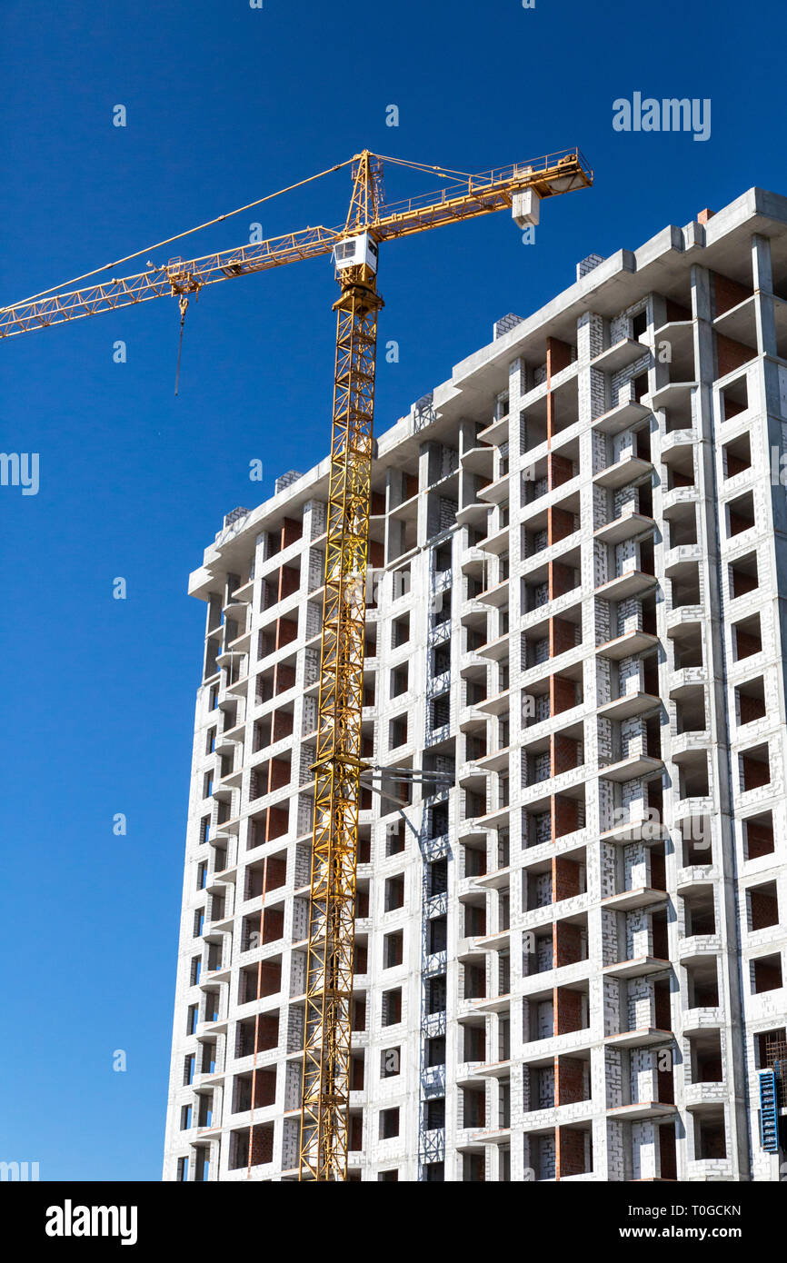 Apartment building construction Stock Photo Alamy
