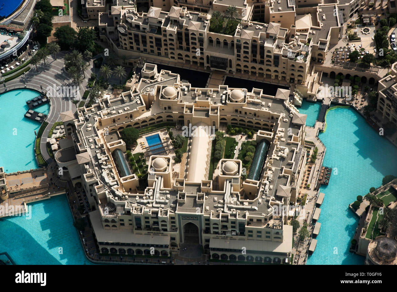 View Of Buildings From 124 Th Floor Of Burj Khalifa Tallest