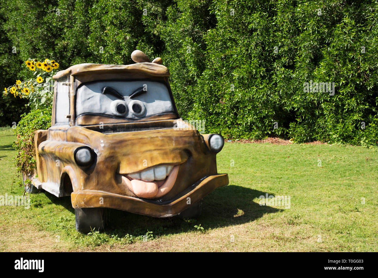 Cartoon cars come to life