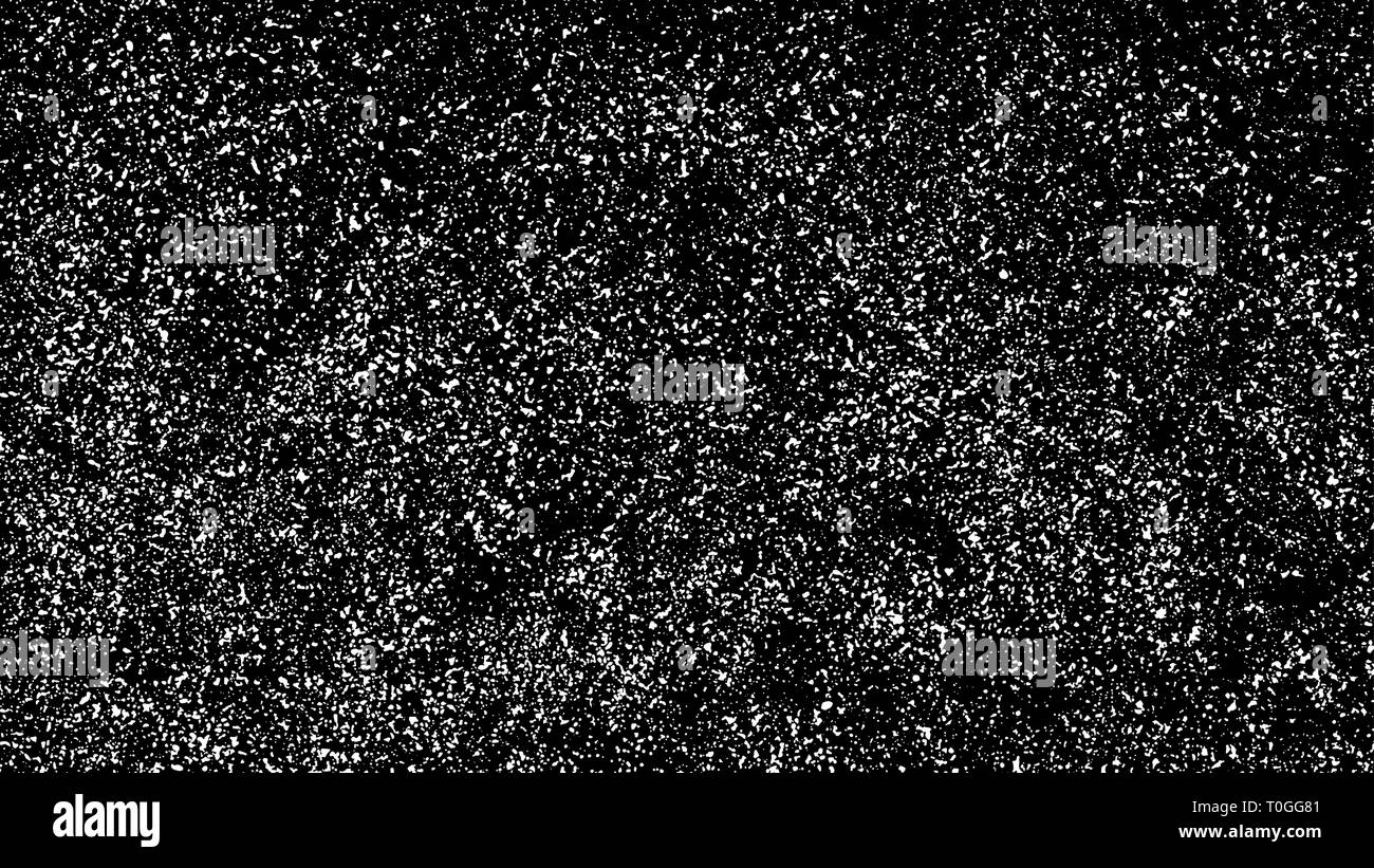 Texture Isolated White Grainy Texture Isolated On Black Background. Dust Overlay. Light ...