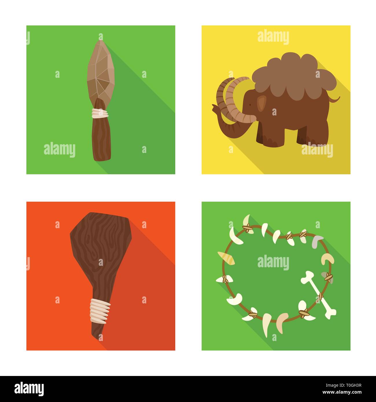 arrow,mammoth,cudgel,necklace,spear,animal,weapon,bone,spike,skin ...