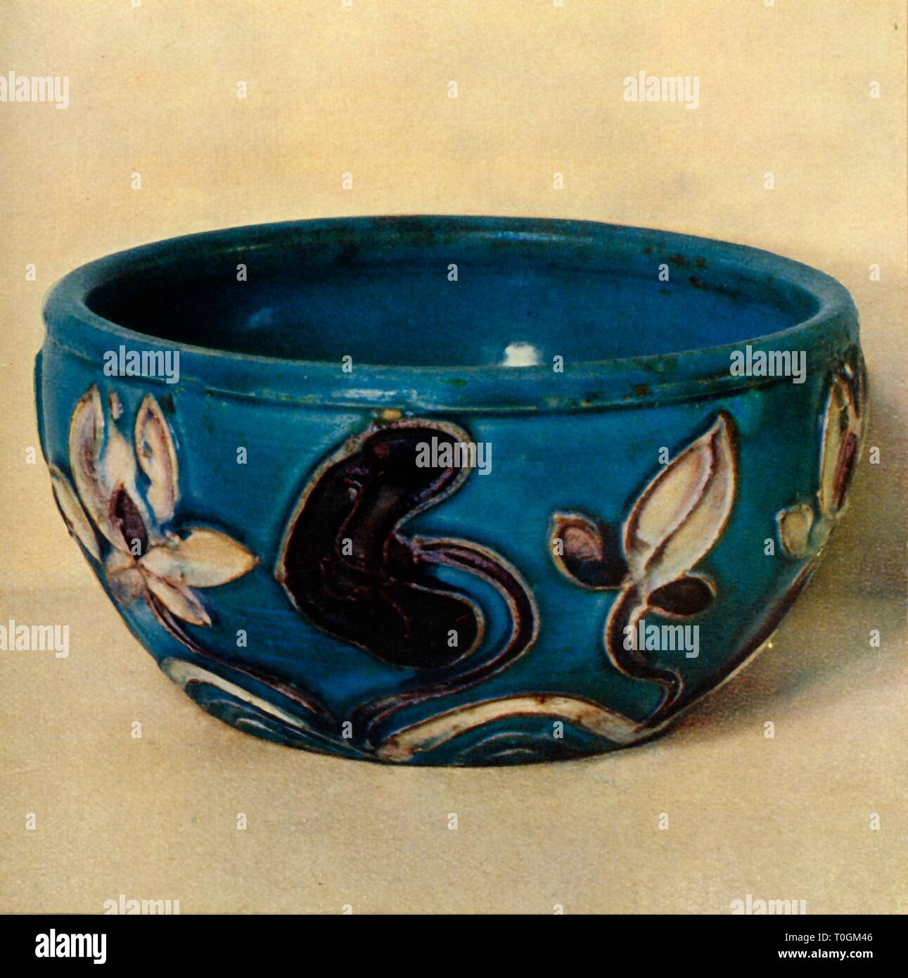 'Bowl - Ming period', 1368-1644, (1945). Creator: Unknown. Stock Photo