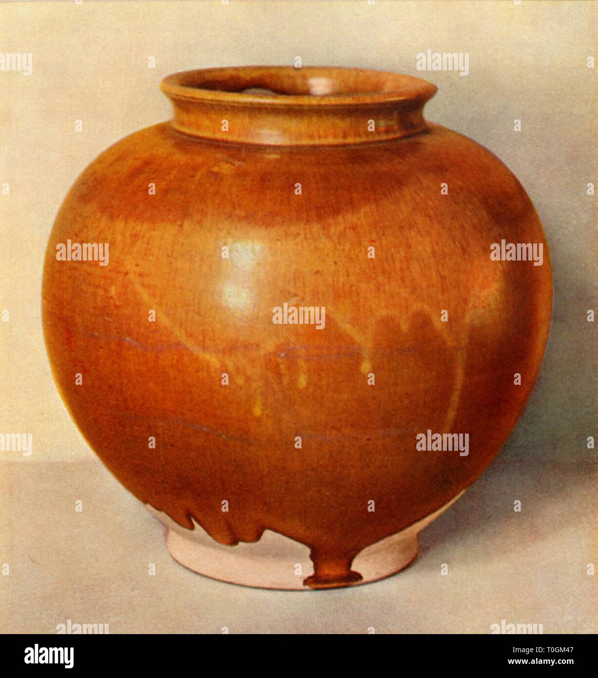 'Jar - T'ang period', c7th-8th century, (1945). Creator: Unknown. Stock Photo