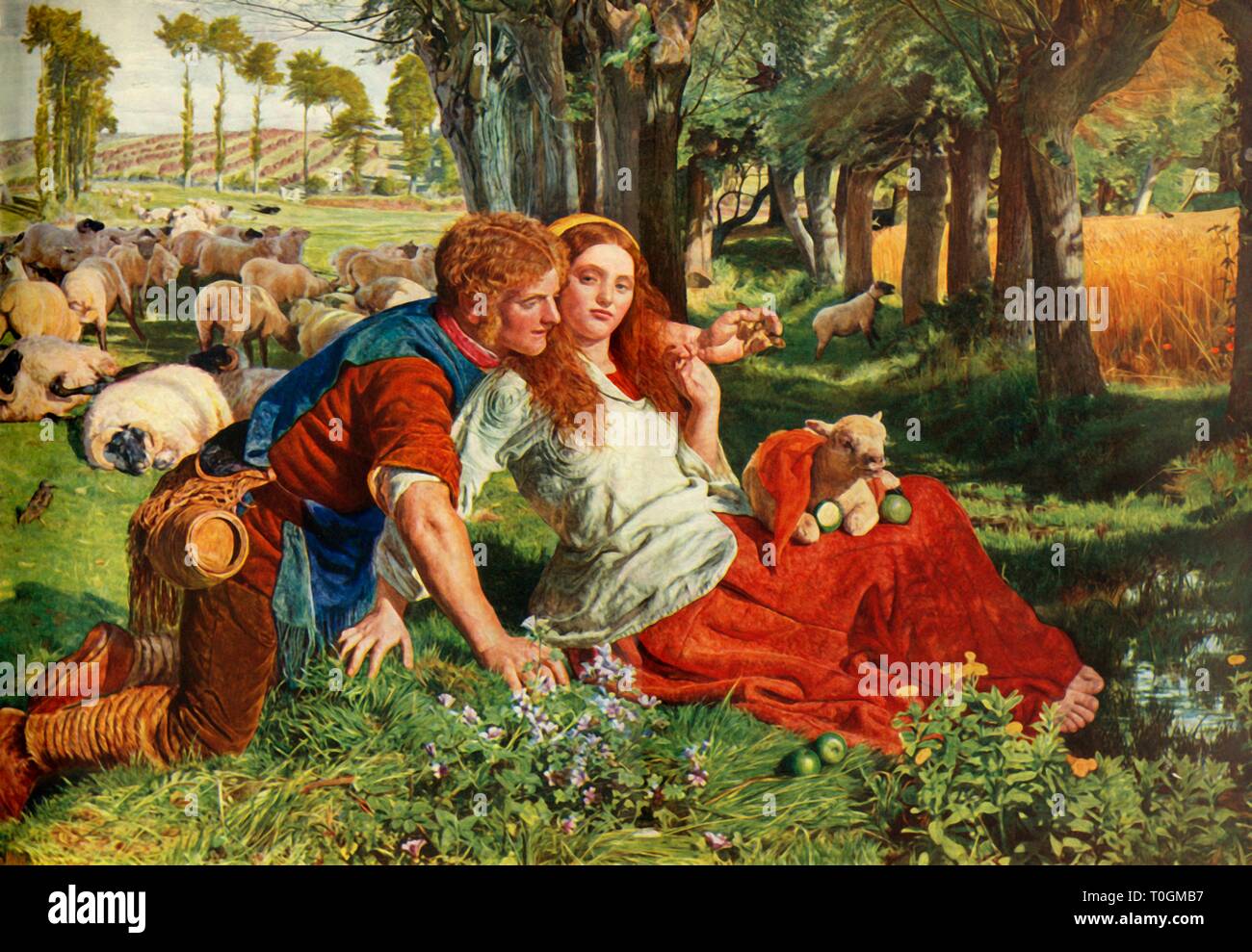 'The Hireling Shepherd', 1851, (1948). Creator: William Holman Hunt ...