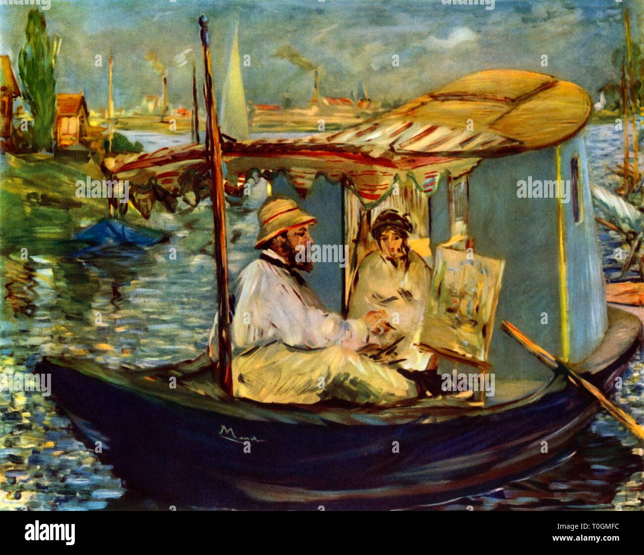 'The Boat', 1874, (1937).  Creator: Edouard Manet. Stock Photo