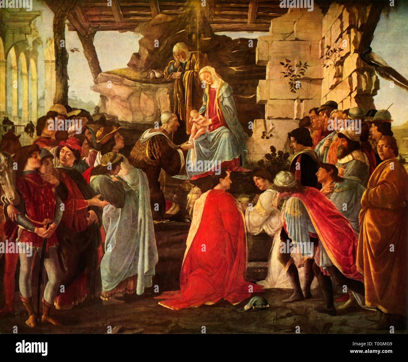 Adoration An Magi Botticelli Adoration Of The Magi Painted By Sandro