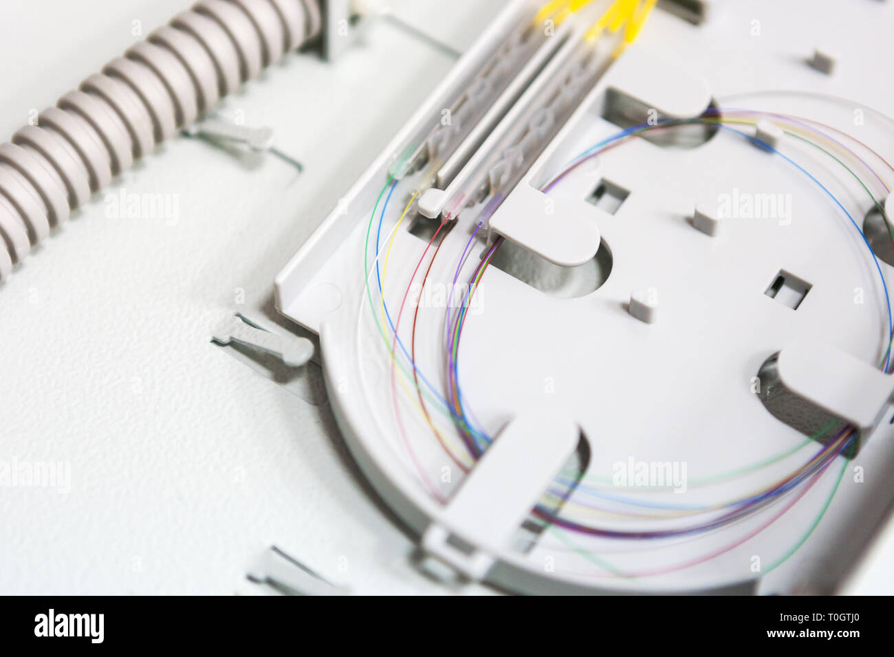 Installing fibre optic cable hi-res stock photography and images - Alamy