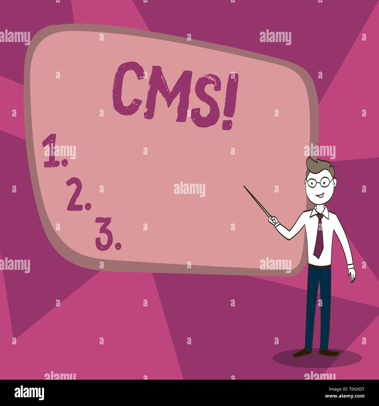 Word writing text Cms. Business photo showcasing Content Management ...