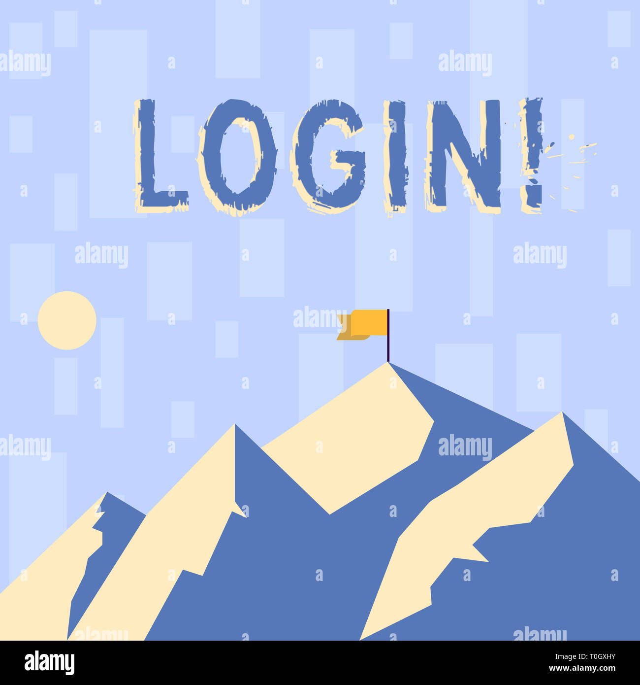 Writing note showing Login. Business concept for Act of entering into a ...