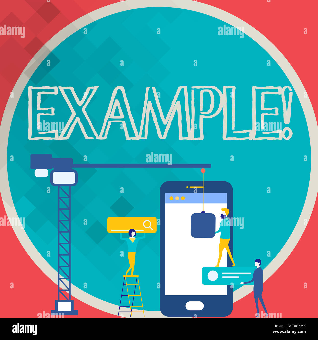 Writing note showing Example. Business concept for Illustration Sample ...