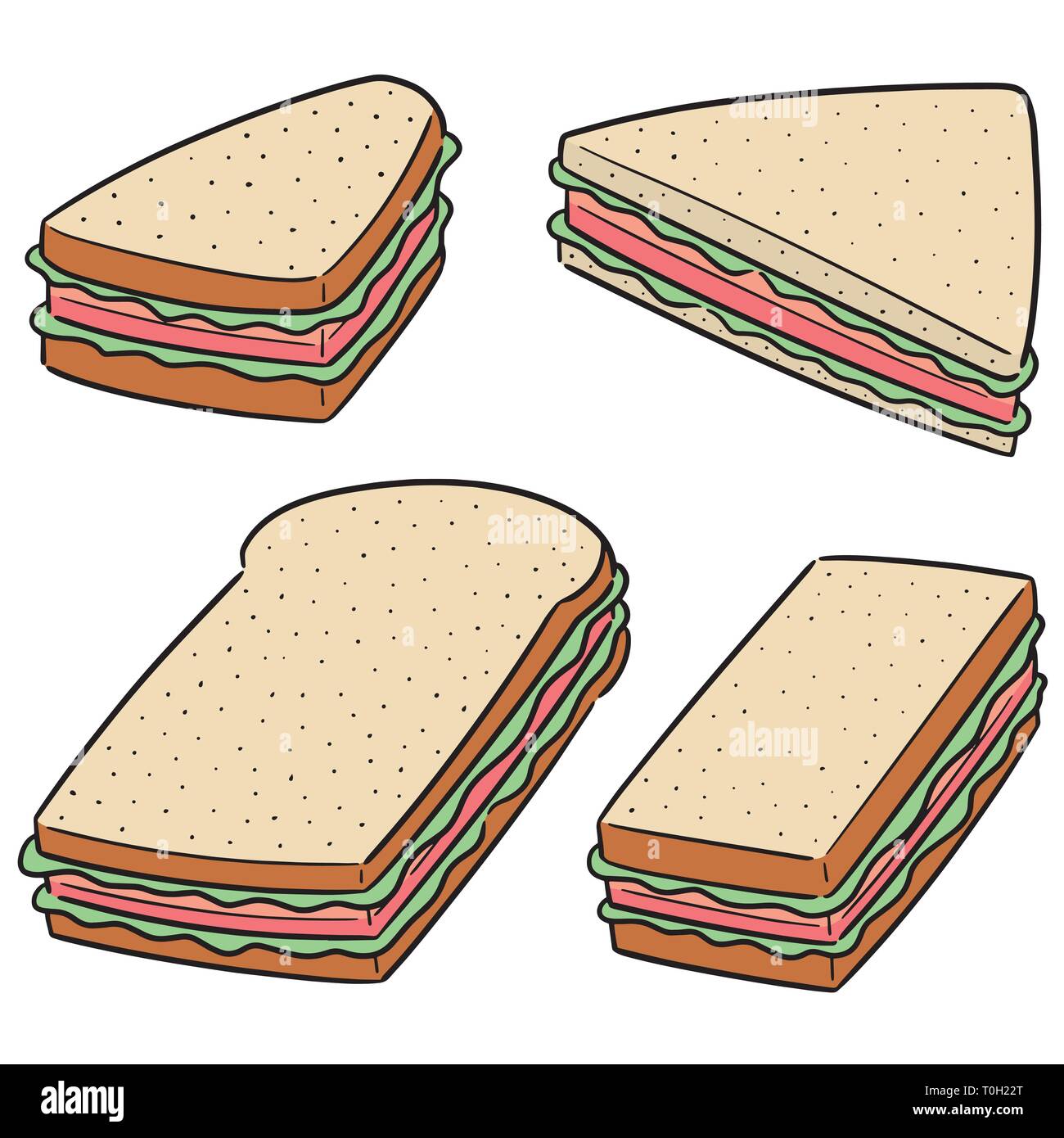 Sendwich Vector Sandwich idea vector vectors hi-res stock photography and images - Alamy