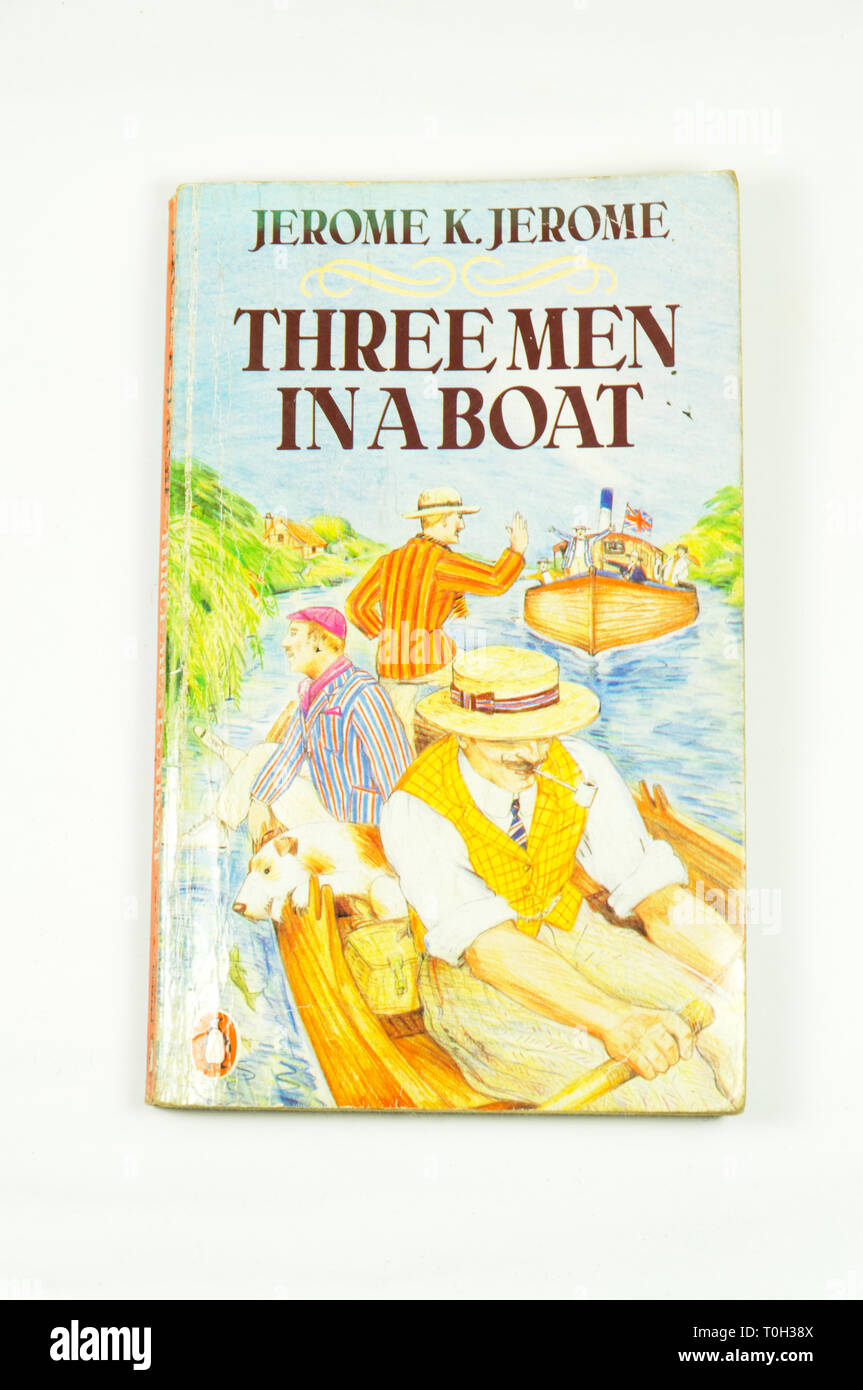 Three Men in a Boat by Jerome K Jerome Stock Photo