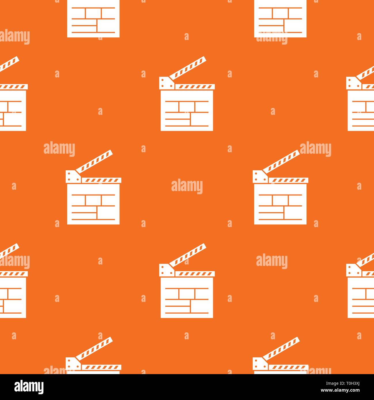 Movie cracker pattern vector orange Stock Vector Image & Art Alamy
