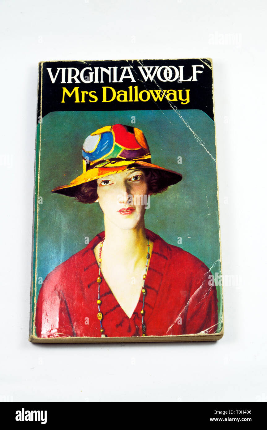Virginia Woolf, Mrs Dalloway book. Stock Photo