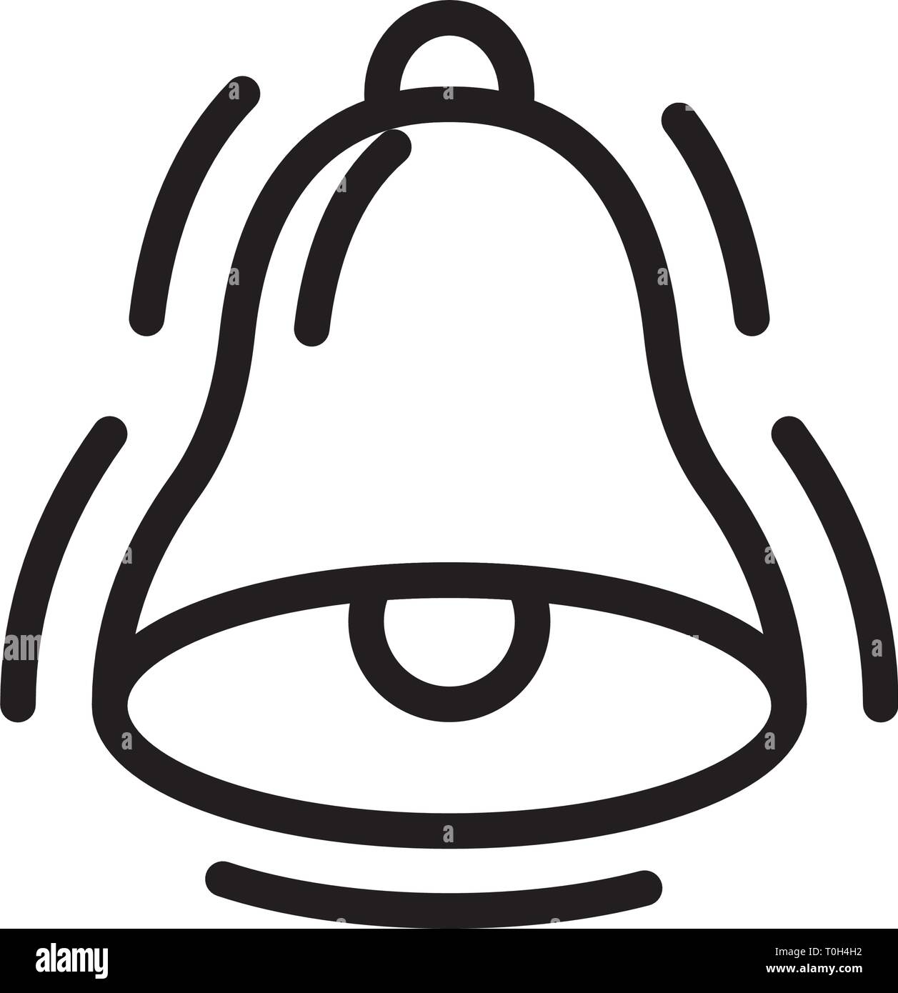 bell icon template Stock Vector Image & Art - Alamy