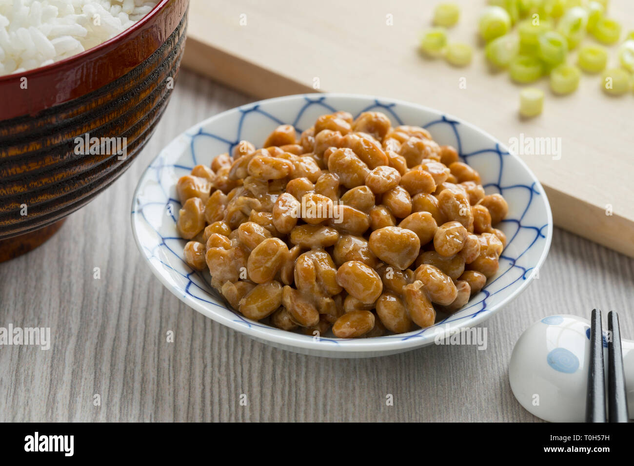 Nattou Fermented Soybeans Stock Photo - Download Image Now - 2015