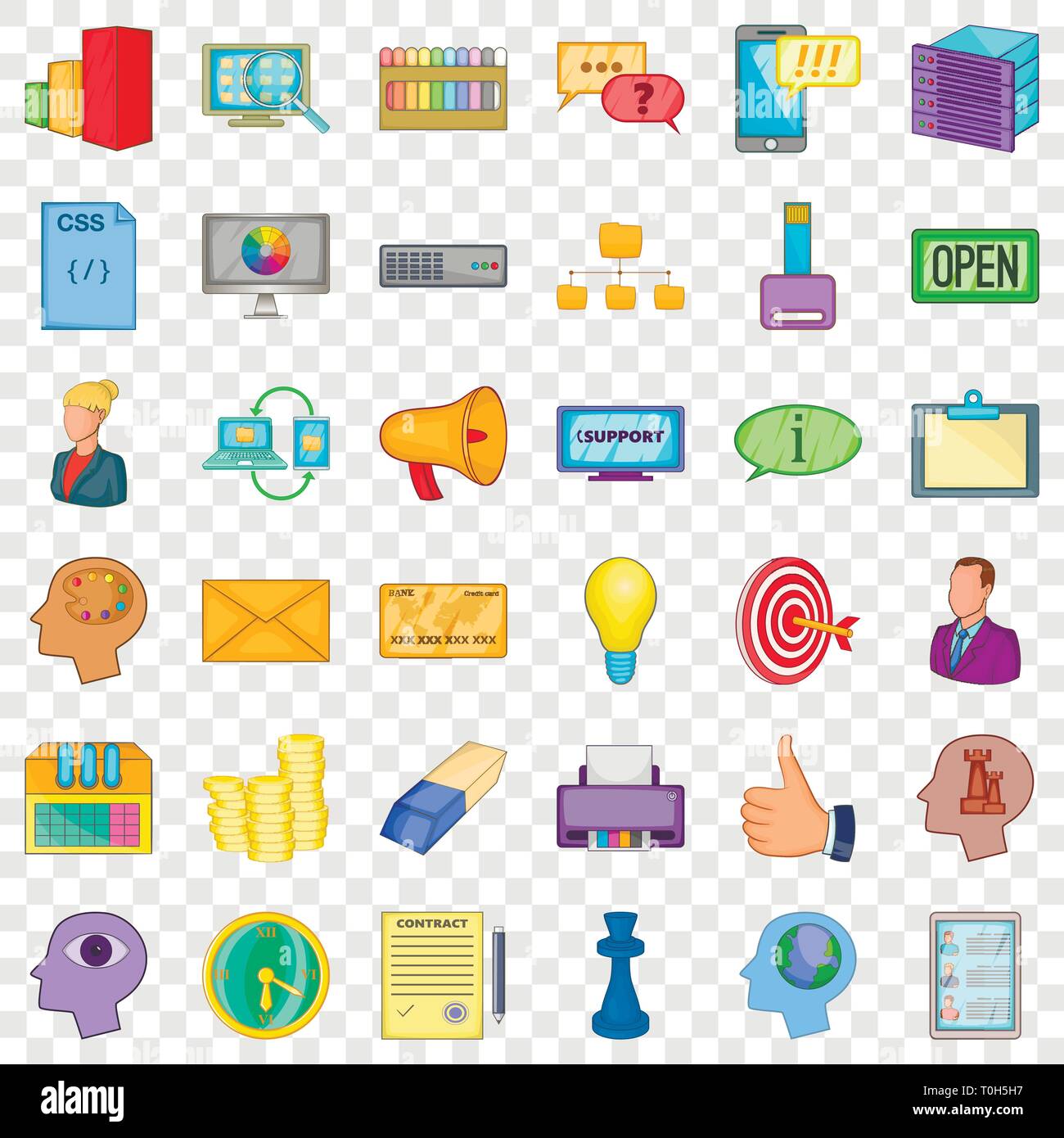 Good marketing icons set, cartoon style Stock Vector Image & Art - Alamy