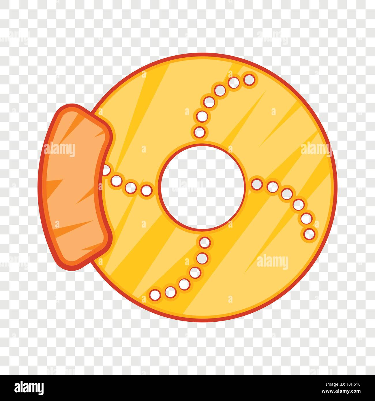 Brake disk icon in cartoon style Stock Vector Image & Art - Alamy