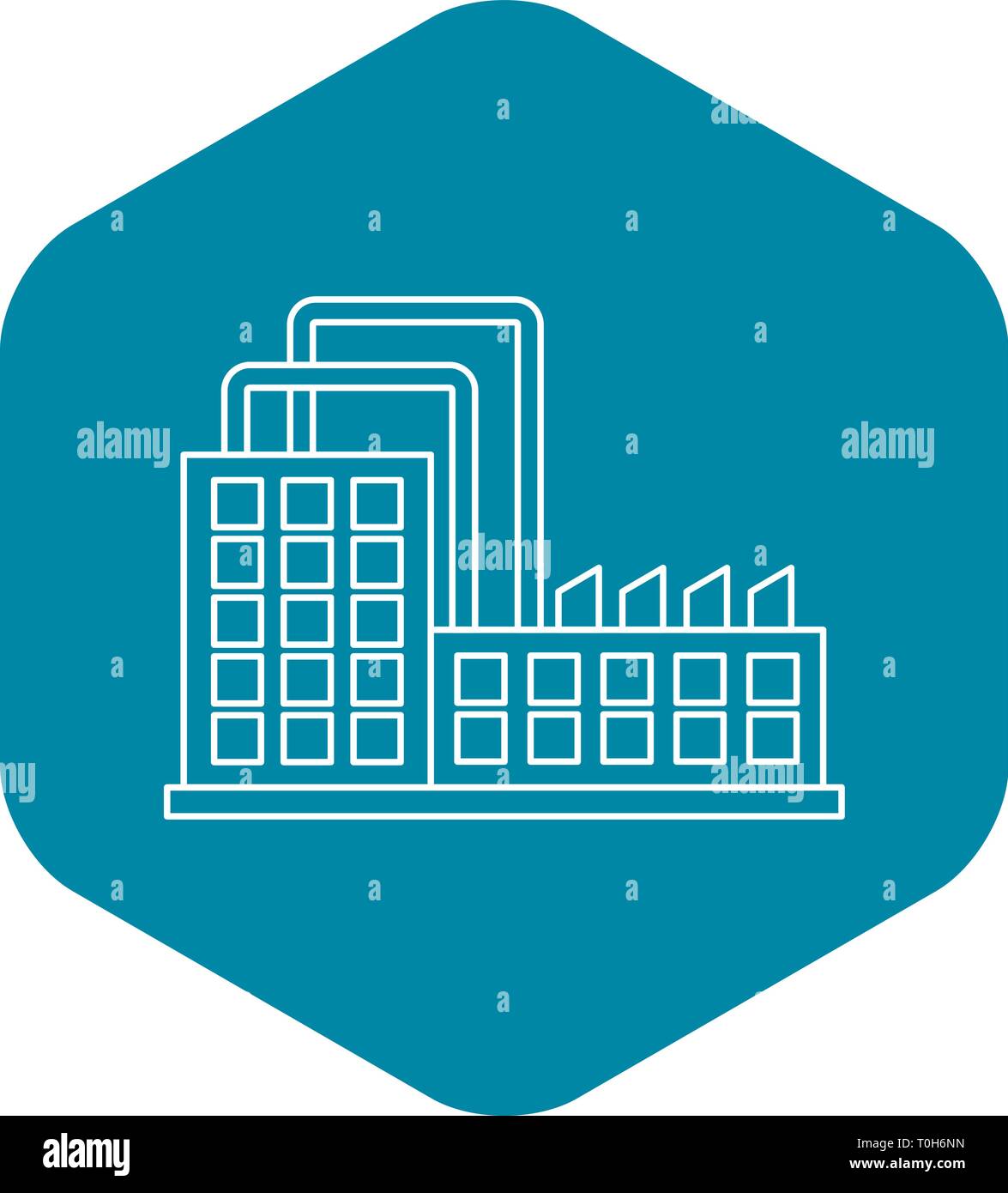 Power plant icon, outline style Stock Vector Image & Art - Alamy